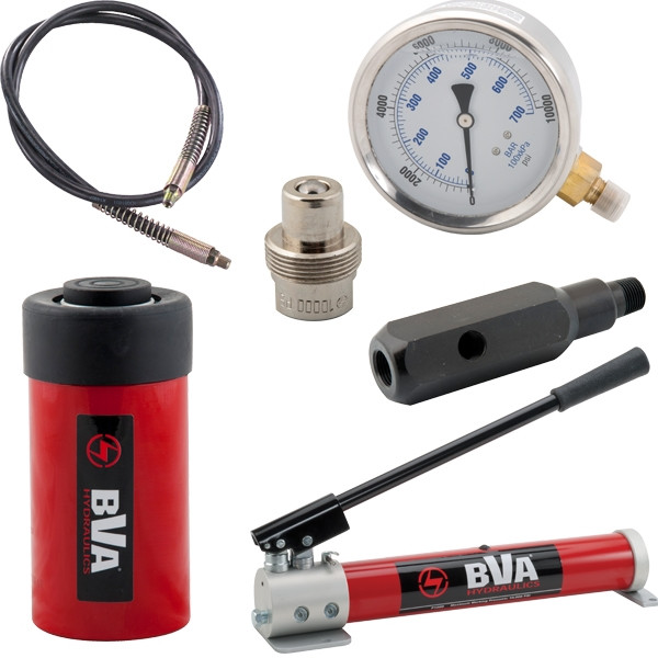 Hand Pump with 10 Ton 10" Stroke Cylinder