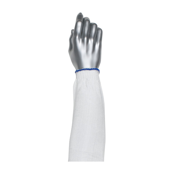 White 16" Spun Dyneema sleeve, 16-inch Length Knit Cuff, White, ANSI2 Dyneema Sleeves