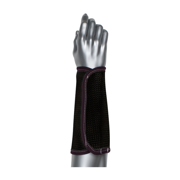 Black 2XL Black Cane mesh sleeve, 2 ply, 9" long with velcro closure Cane Mesh Sleeves 1 Pair
