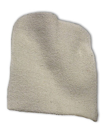 Natural 10"x11" Terry Cloth Baker's Pad, Double Insulated, Loop-Out, 10 x 11,32 oz Terry, Hot Mill & Seamless Knits