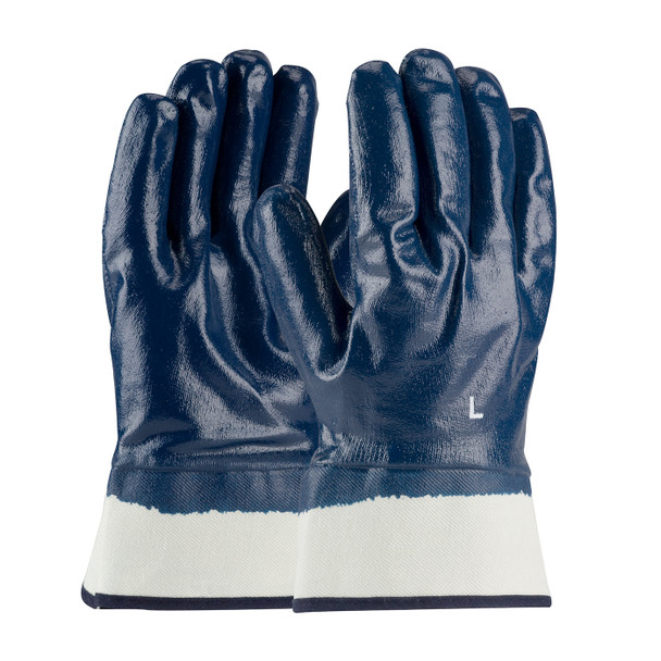 Natural M ArmorTuff, Jersey Liner, Bl., Nitrile Fully Coatd,Plasticized SC Coated Supported Gloves 1 Dozen