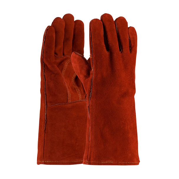 Red MENS Red Viper Welding Glove, Select Shoulder,Cotton Lined,Kevlar Stitch Welder's and Foundry Gloves 1 Dozen