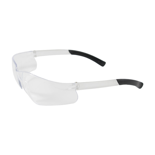 Clear OS Z13, Clr AS Lens, Clr Tmpls, Rubber Tmple Ends Bouton Rimless Frame 1 Pair