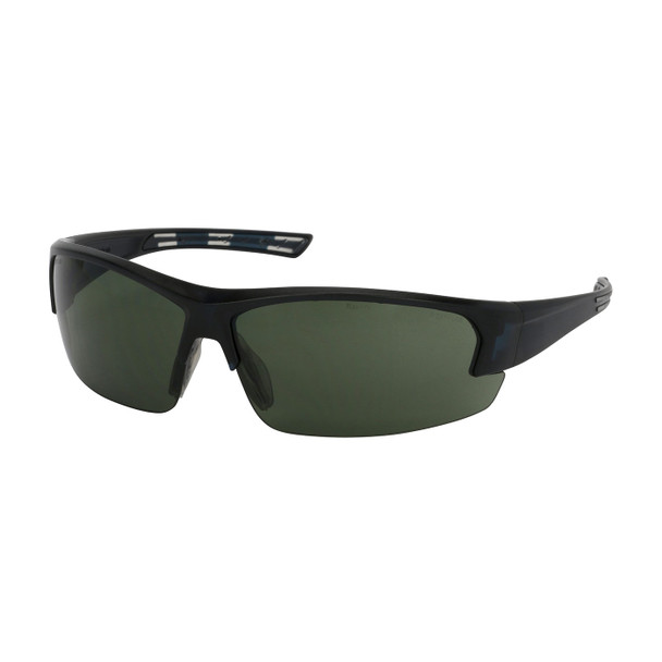 Dark Blue OS XTRICATE, Gray/Green Lens, Fogless3Sixty, Dark Blue Frame, STANDARD SIZE Bouton Semi-Rimless Frame 1 Pair