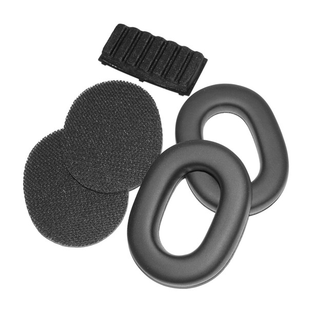 Black OS Hygiene Kit for Secure Electronic Ear Muff, Snap-In Ear Cushions & HB Hygiene Kits