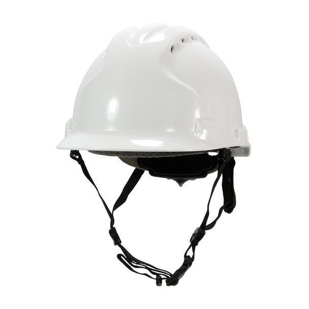 White OS JSP MK8 Linesman, White, Vent, 4-Pt Chin Strap, Wheel Ratchet, Class C ANSI Type II Helmets