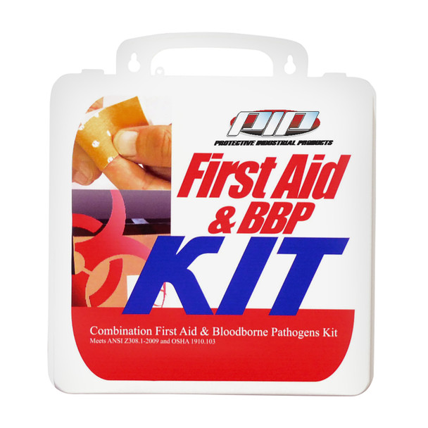 KIT KIT First Aid/Bloodborne Pathogens Kit, ANSI Z308.1-2009/OSHA 1910.1030 Basic