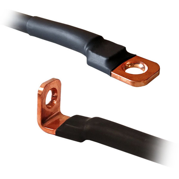 PowerBall Welding Cable - 4/0 - 15' (4.6m) length w/Straight and 90° Lugs
