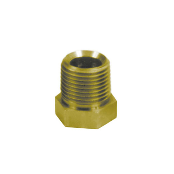 Hex bushing - 1/4in (6.4mm) NPT-F x 3/8in (9.5mm) NPT-M