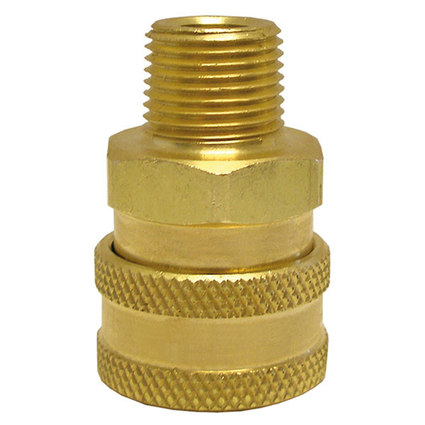 Quick Disconnect female (brass) 3/8in (9.5mm) NPT-M