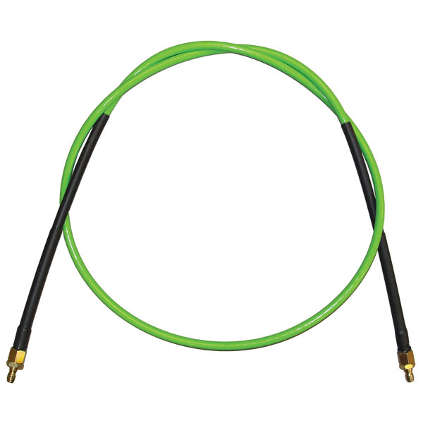 Conduit Extreme Flexible assy w/swaged bayonets 72in or 6ft (1.8m) and polymer strain relief