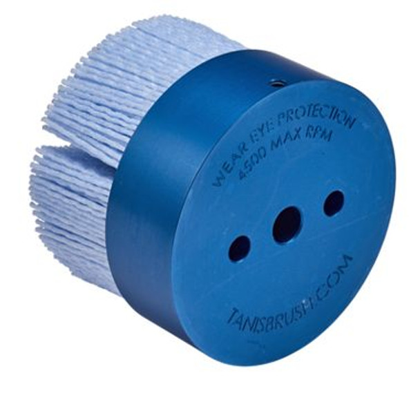 2" Mini Disc Brush, .040/80 CeramiX Abrasive Filament, 3/8" A.H.