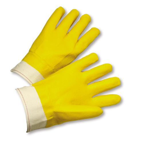 Bandtop Yellow PVC Glove