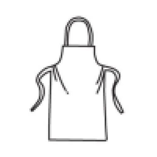 1 mil28" x 46" Polyethylene Apron - 1000 ea per case, side ties 20.5"