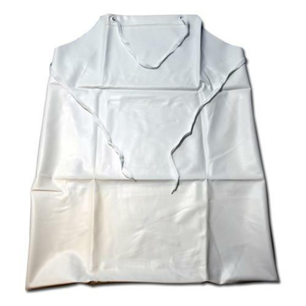 20 mil 35x45" Raw Edge Apron - White