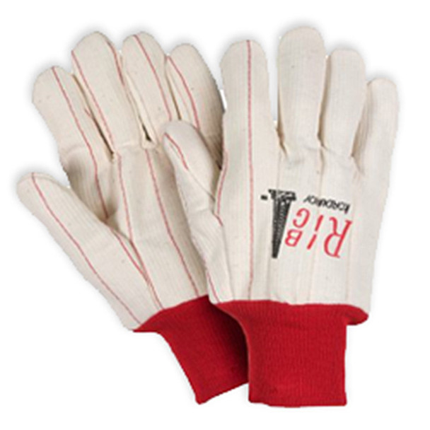 Double Palm Gloves - Corded Poly/Cotton- Heavy Weight - 1 Dozen Units