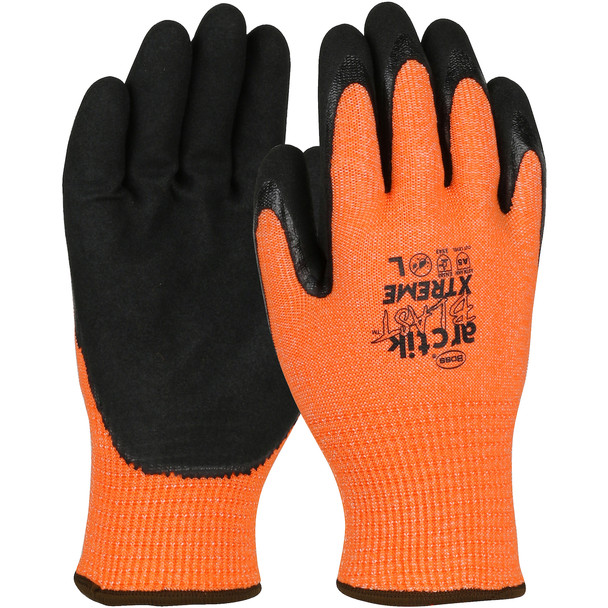 Boss Arctik Blast Waterproof Winter Glove - Size XL, Hi-Vis Orange 1 Pair - Insulated Coated Gloves