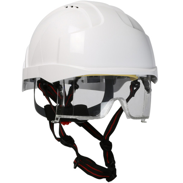 JSP EVO VISTALens ASCEND, Vented - Size OS, White  - ANSI Type I Helmets 280-EVLV-CH-01W