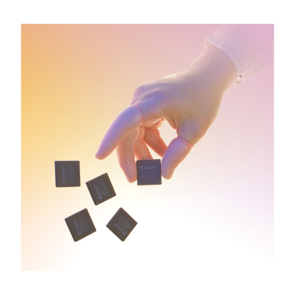 Anti-stat Powder-Free Pink Latex Cot, 720pc/pk,20pk/cs 2XL - Size 2XL, Pink 1 Case - CE Fingercots