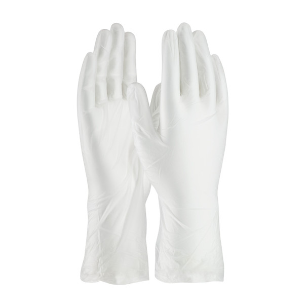 12" Cl 100 CR PF Vinyl Glove 100/pk 10 pk/cs, MEDIUM,QRP - Size M, Clear 1 Case - CE Single Use Gloves