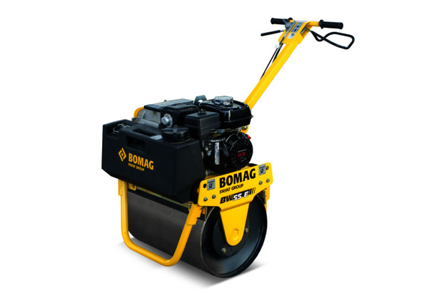 Walk Behind Vibratory Roller - 22" Roller, 355 lbs Weight, 2250 lbs Impact Force- Gasoline Powered