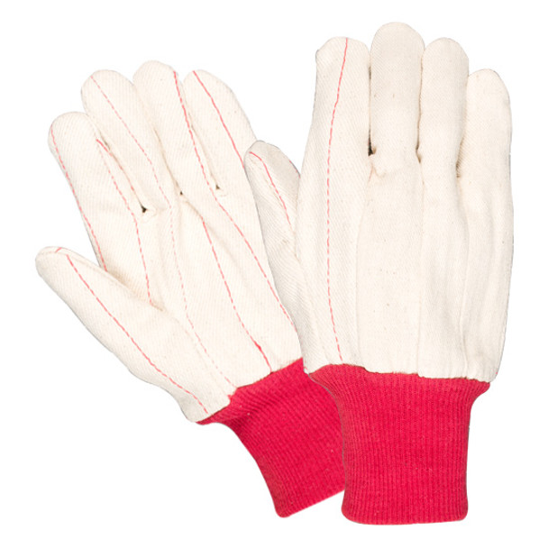 Double Palm Gloves - 100% Cotton- Heavy Weight - 1 Dozen Units