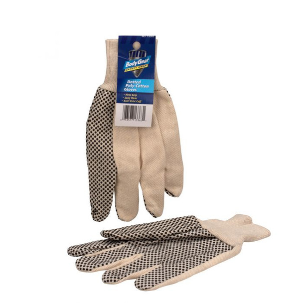 Poly-Cotton Gloves, 1 pair