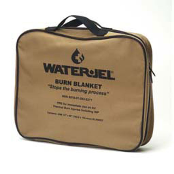 Military Fire Blanket in foil pouch - 6' x 5' (4 blankets/case)