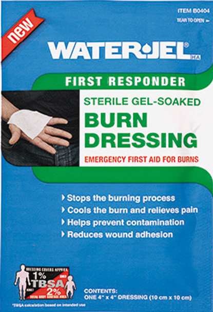 First Responder Burn Dressing - 4" x 4" (60 dressing - 4 cartons/15 each)