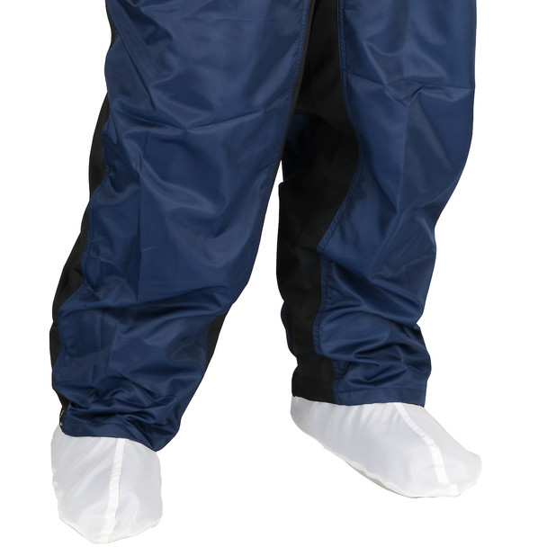 Navy Shoe Cover With Adjustable Snaps - Size XL, Navy, Reusable Clothing, 1 Pair