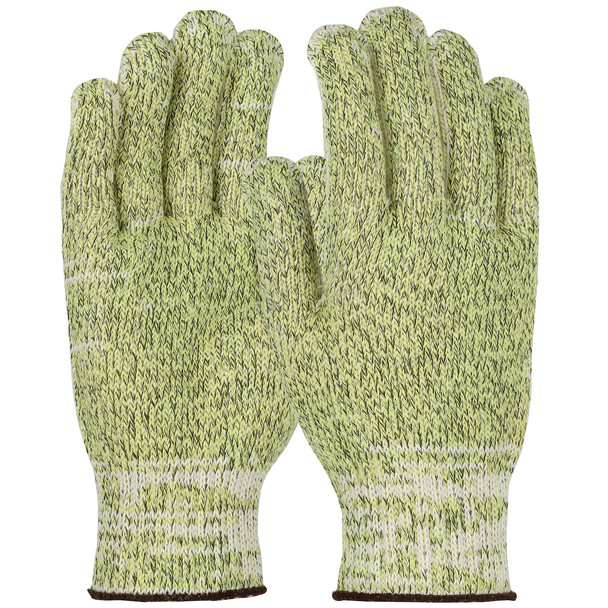 Wpp-Glove, Ata Kevlar/Cot Plate, 7G - Size L, Yellow, Cut Resistant Gloves, 1 Dozen