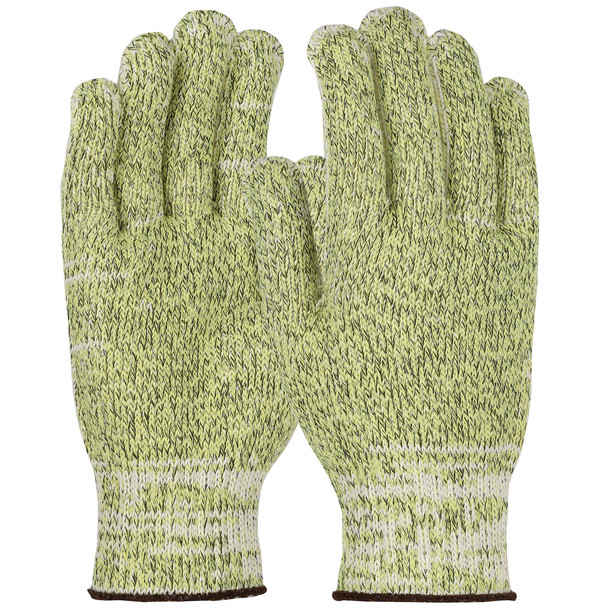 Wpp-Glove, Ata Kevlar/Cot Plate Reinforced Th 7G - Size S, Yellow, Cut Resistant Gloves, 1 Dozen