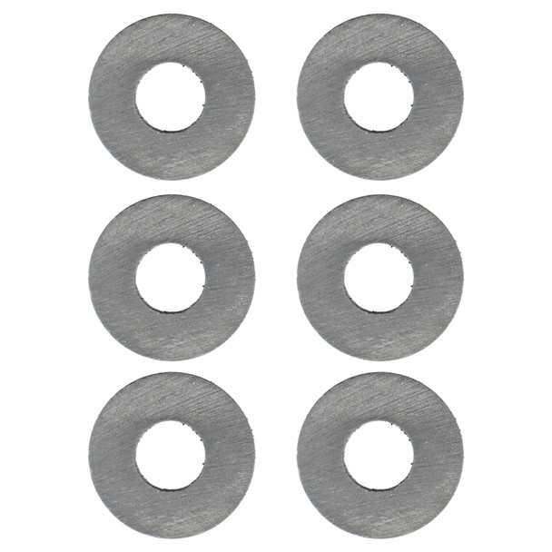 Ceramic Ring Magnets (6pk) - 0.689'' O.D. x 0.296'' I.D. x 0.118'' Thk.¸ 0.4 lbs. pull