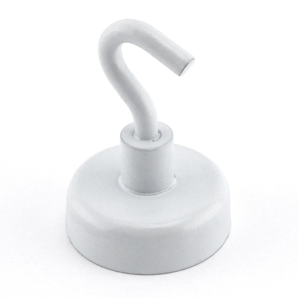 White Magnetic Hooks (2pk) - 9 lbs. pull