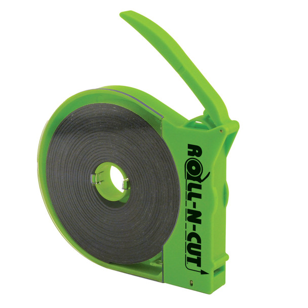 Roll-N-Cut Flexible Magnetic Tape Dispenser - 180'' L x 0.5'' W x 0.06'' Thk.