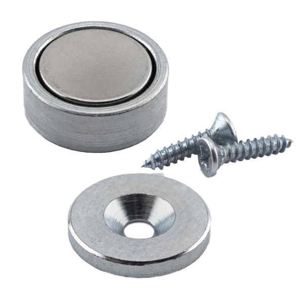 Neodymium Latch Magnet Kit (2 sets) - 16 lbs. pull