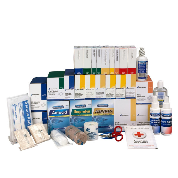 4 Shelf Class B+, First Aid Kit Refill, with Medications