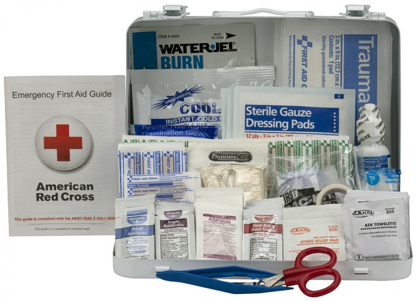 25 Person Metal First Aid Kit, ANSI A+, Type III