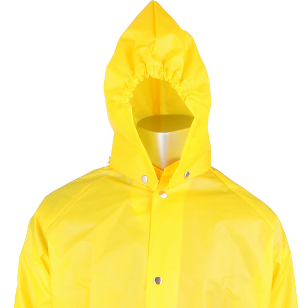Tpu/Nylon Industrial Protective Hood, Lt.Wt. Durable, 10Mil (.25Mm) TPU/Nylon - OS Yellow EA