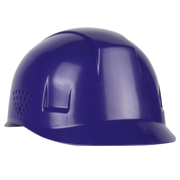 Bump Cap,Ventilated,4-Pt Pin-Lock Suspension, Purple Hard Plastic Bump Caps - OS Purple EA