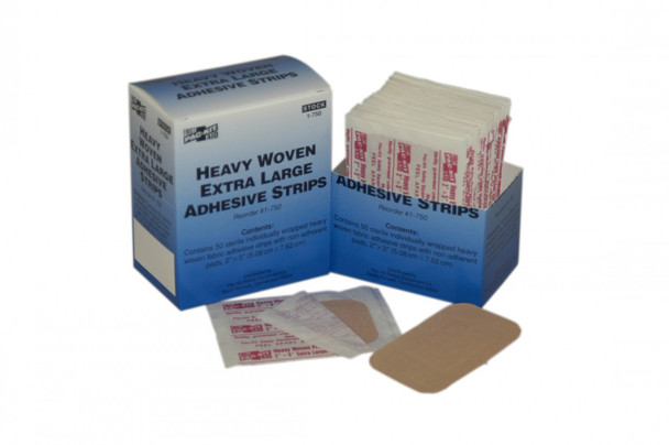 2" x 3" Heavy Woven XL Bandages, 50 Per Box