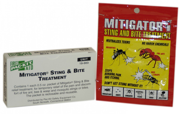 Mitigator Sting Relief Packet, 1 Per Box