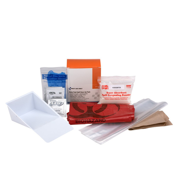 Bloodborne Pathogen (BBP) Spill Clean-Up Pack (22 Piece) Pack