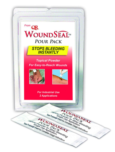 Wound Seal Blood Clot Powder, Pour Packs, 2 Each