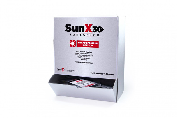 SunX30 Sunscreen Lotion Packets, 25 Per Box