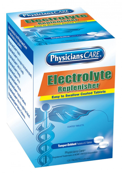 PhysiciansCare Electrolyte Tablets, Contains 125 packets of 2 tablets