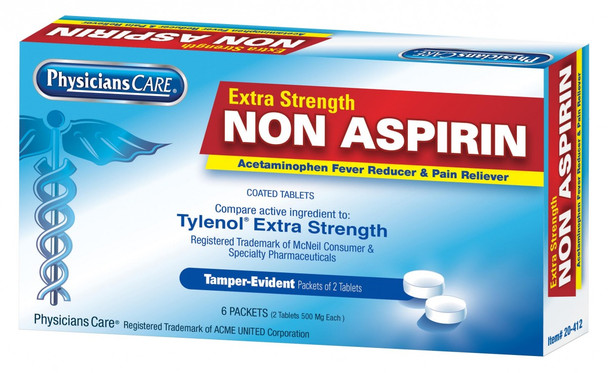 PhysiciansCare Non-Aspirin, 6x2 per Box