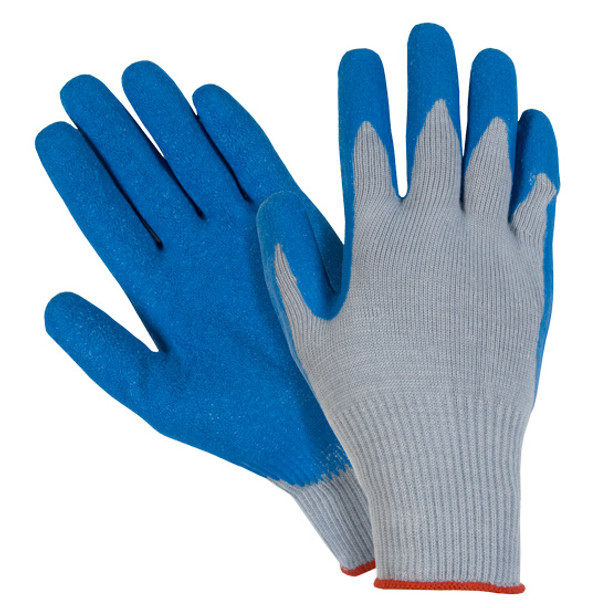 Coated Knit Gloves- Latex Dipped - 1 Dozen Units