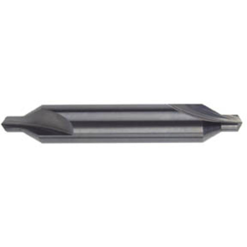 #4 × 2-1/8" OAL 90 Degree Carbide Plain Combined Drill and Countersink Bright Series/List #5495