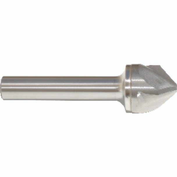 1/8" Cutting Dia. 1/8"Shank Dia, 3 Flute, 120 Degrees, Carbide Countersink Series/List #5753